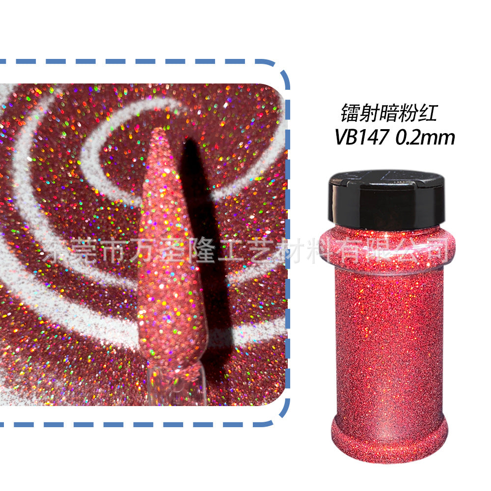 Wholesale Holographic Bottle Glitter Nail Art Colorful Sequins